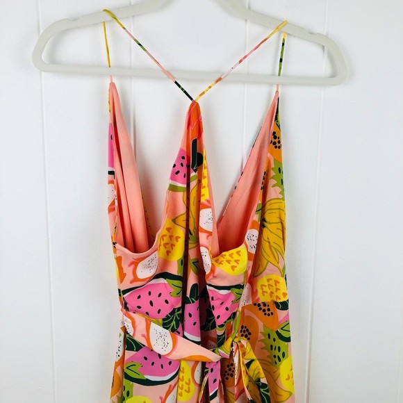 Anthropologie Hutch Glenne Tropical Wrap Dress Medium - Picture 6 of 10